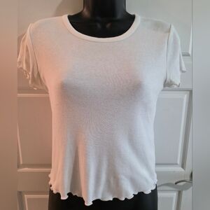 Forever 21 White Short Sleeve Tee